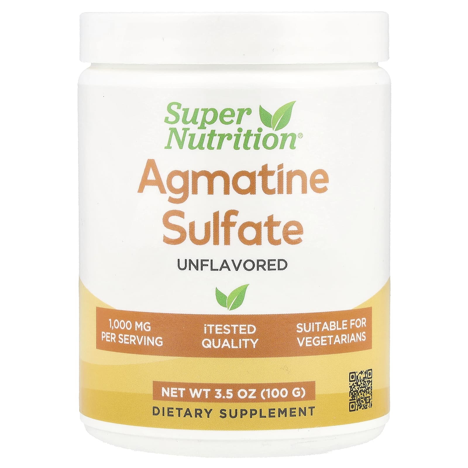 Boost Endurance and Wellness with Agmatine Sulfate - 1000mg - Image 1