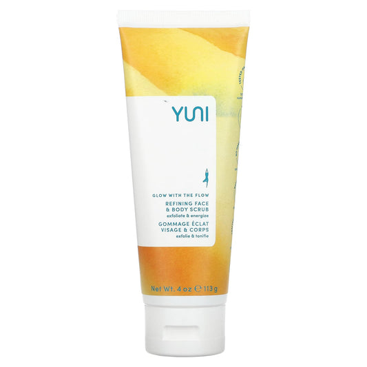 Yuni Beauty, Glow With The Flow, Refining Face & Body Scrub, 4 oz (113 g) - Image 1
