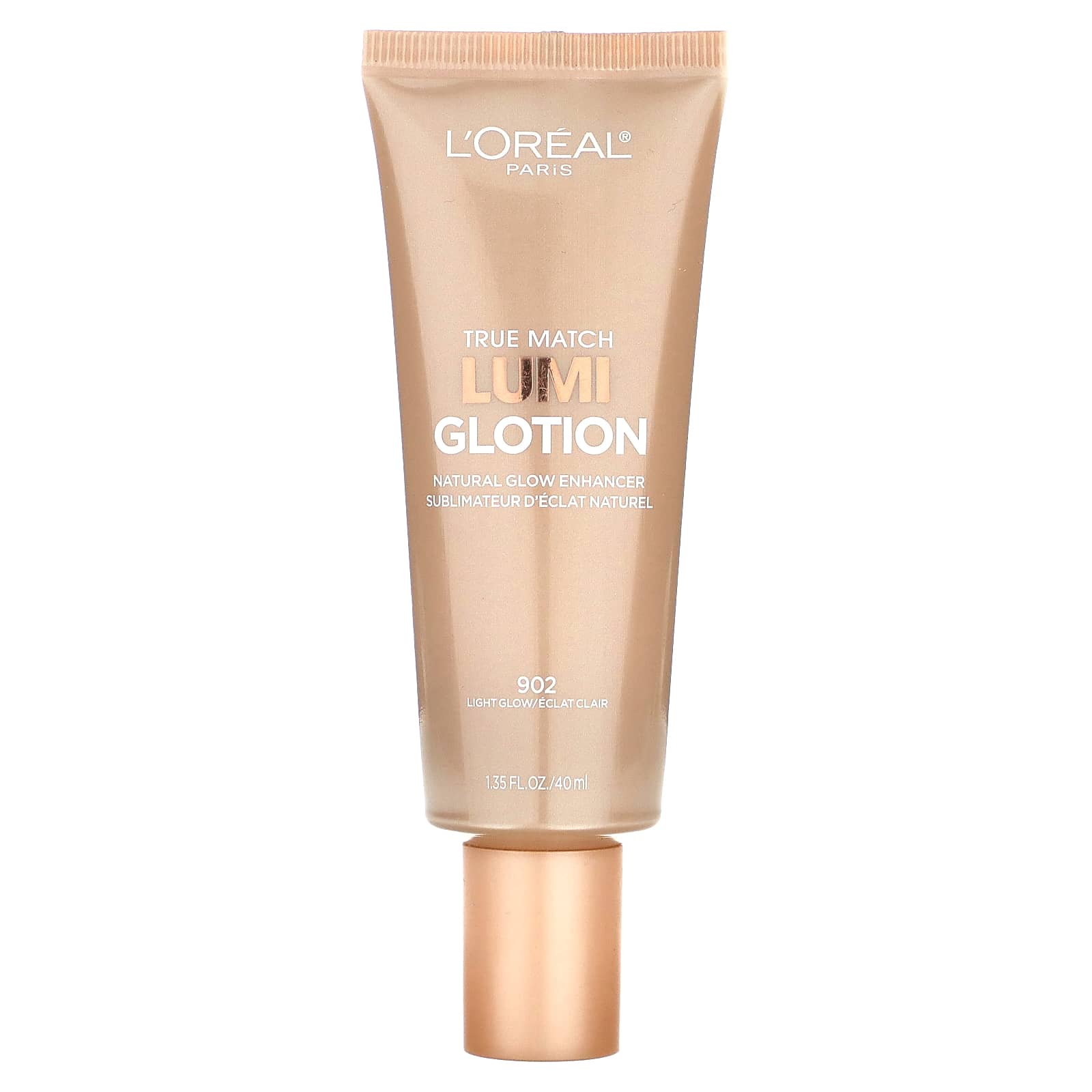 L'Oréal, True Match, Lumi Glotion, 902 Light Glow, 1.35 fl oz (40 ml) - Image 1