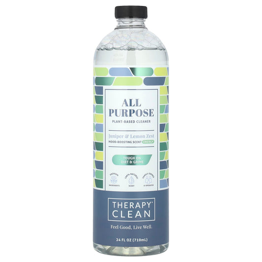 Therapy Clean, All Purpose Cleaner, Juniper & Lemon Zest, 24 fl oz (710 ml) - Image 1