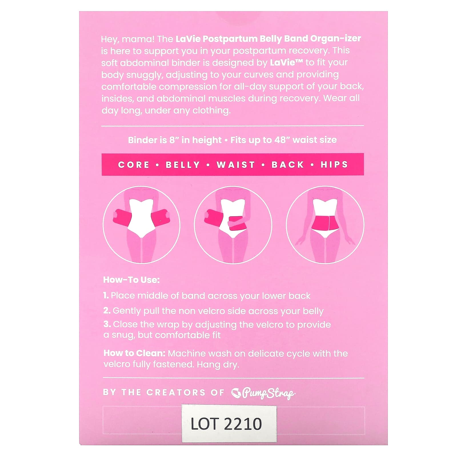 LaVie, Postpartum Belly Band Organ-Izer, 1 Count - Image 2