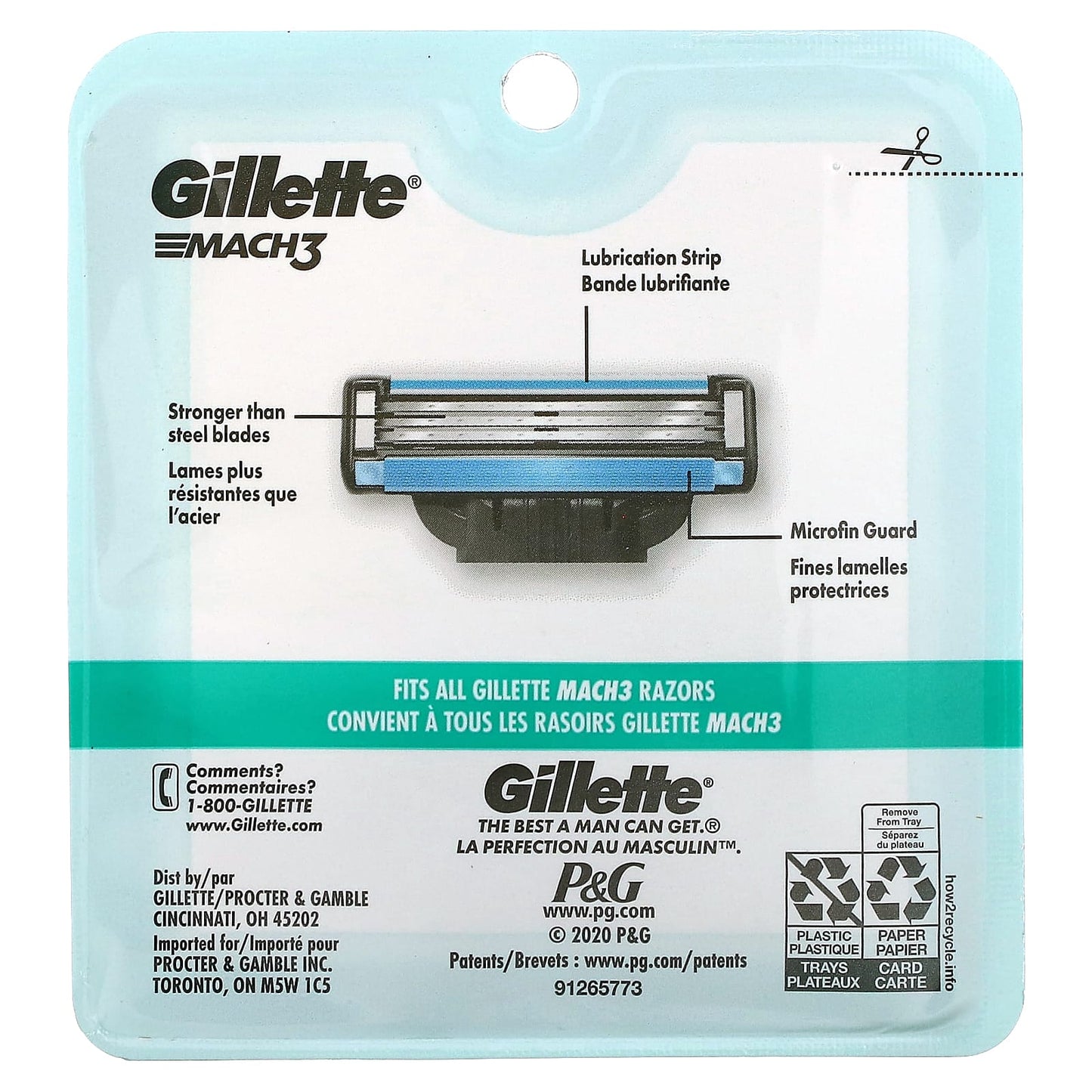 Gillette Mach3 4 Cartridges for Long-Lasting Shaves - Image 2