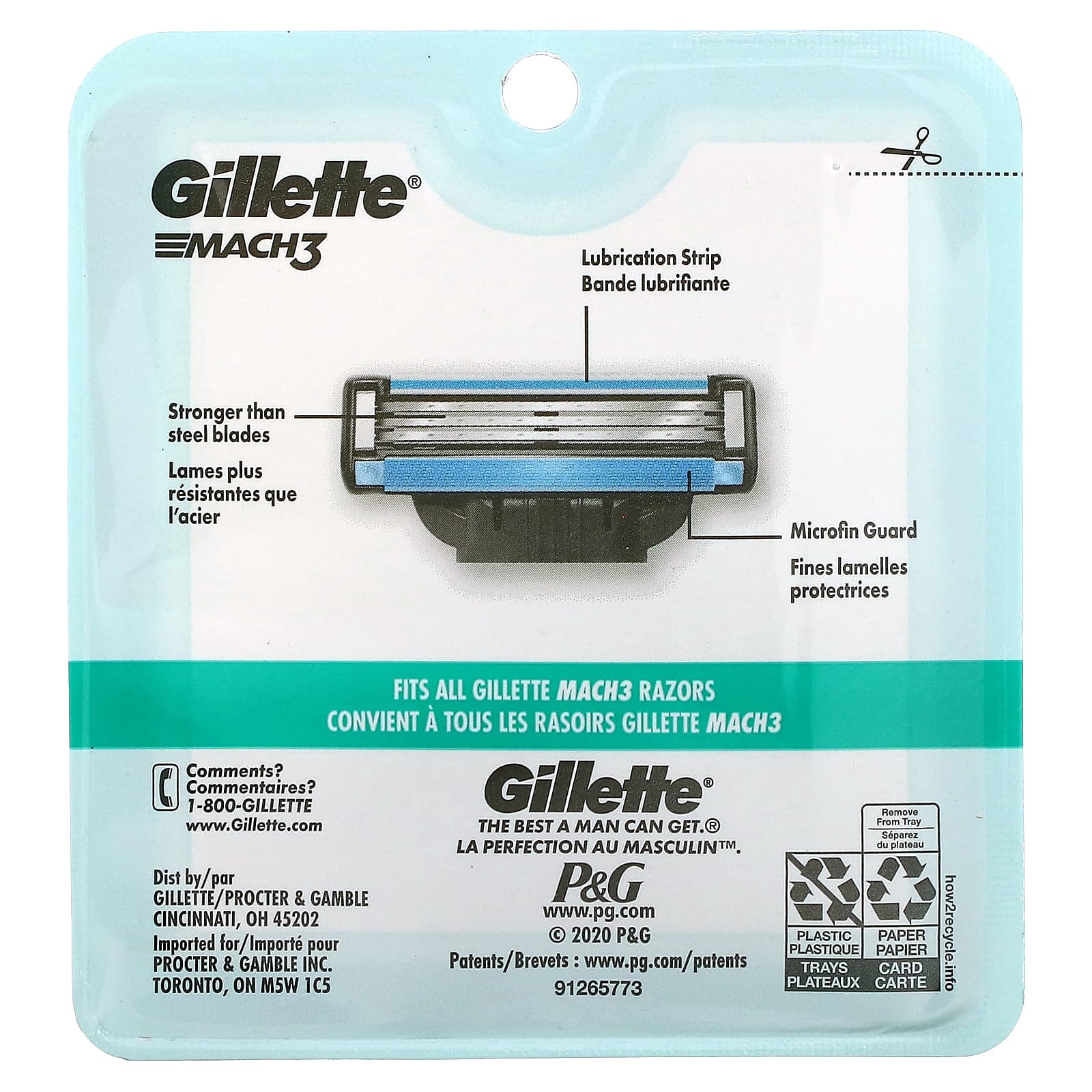 Gillette Mach3 4 Cartridges for Long-Lasting Shaves - Image 2