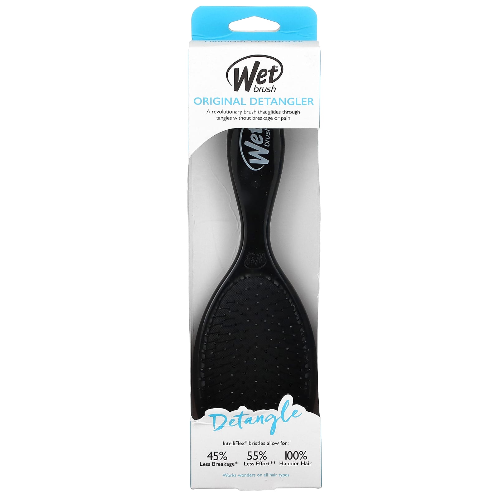 Wet Brush, Original Detangler, Black, 1 Brush - Image 2