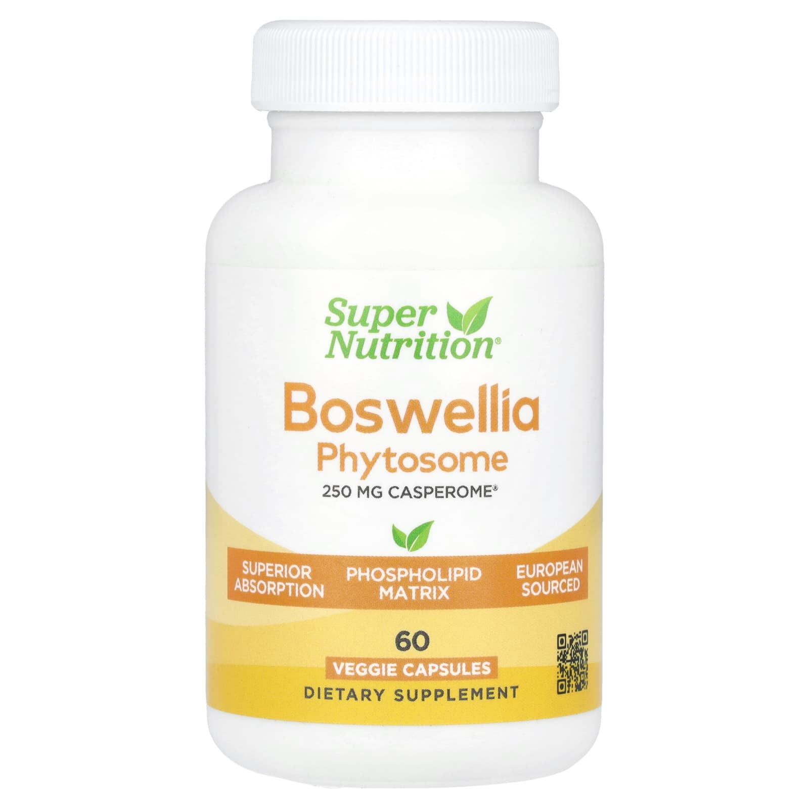 Boswellia Serrata Phytosome for Joint & Gut Health - 250mg, 60 Caps - Image 1