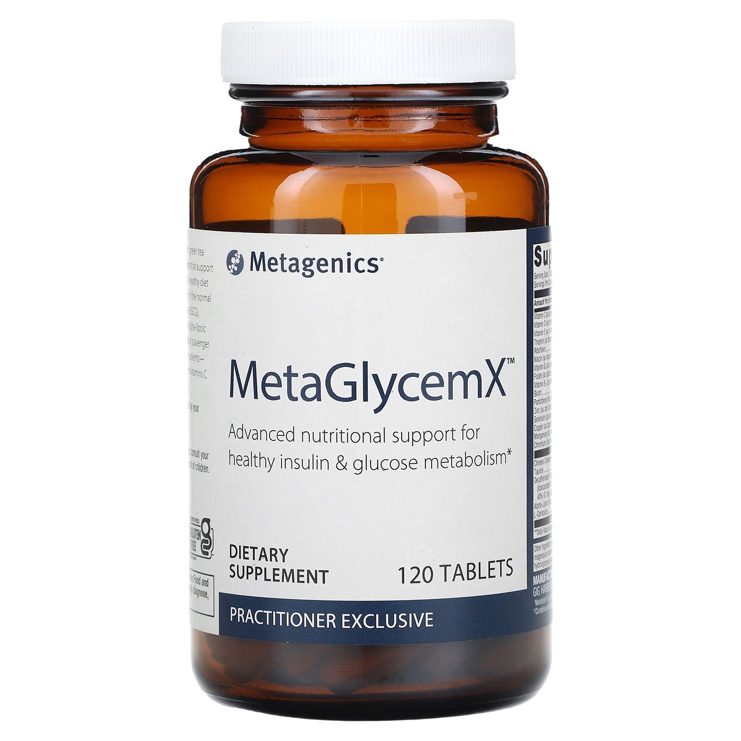 Metagenics, MetaGlycemX, 120 Tablets - Image 1