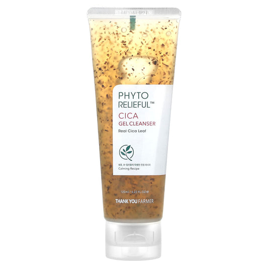Thank You Farmer, Phyto Relieful, Cica Gel Cleanser, 4.22 fl oz (120 ml) - Image 1