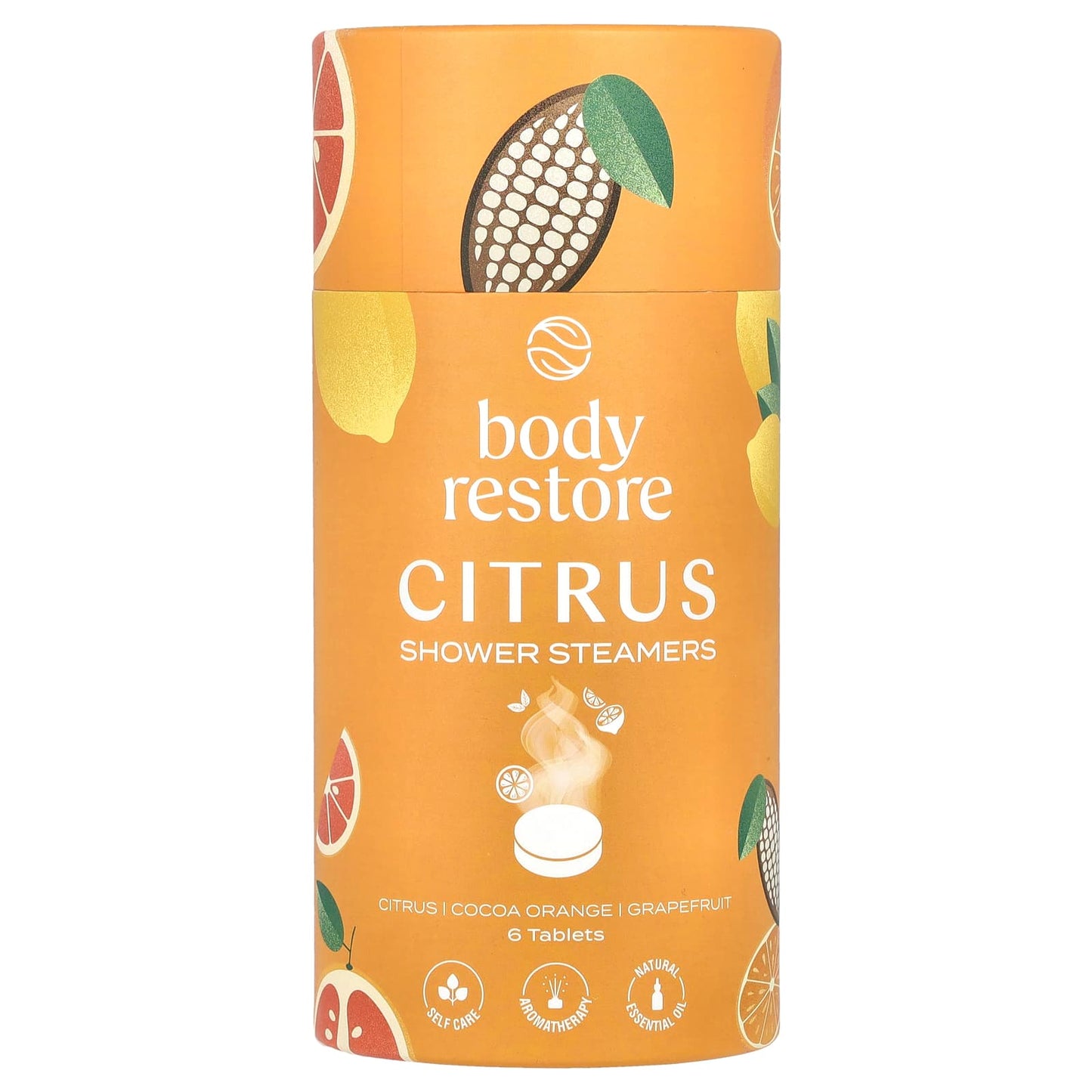 Citrus Body Restore Shower Steamer - 6 Tablets, 5.3 oz - Image 1