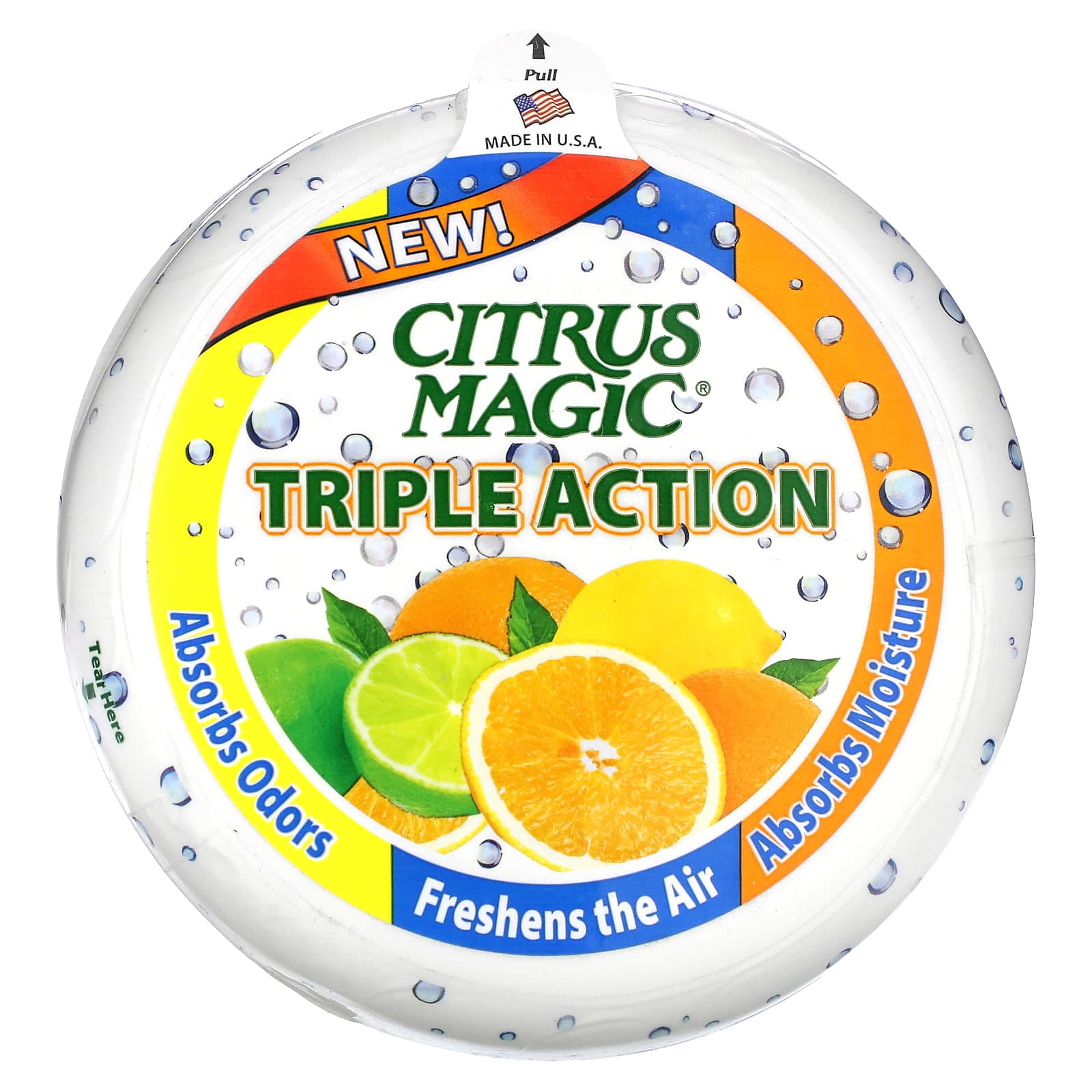 Citrus Magic Triple Action: Freshens Air, Absorbs Moisture & Odors - Image 1