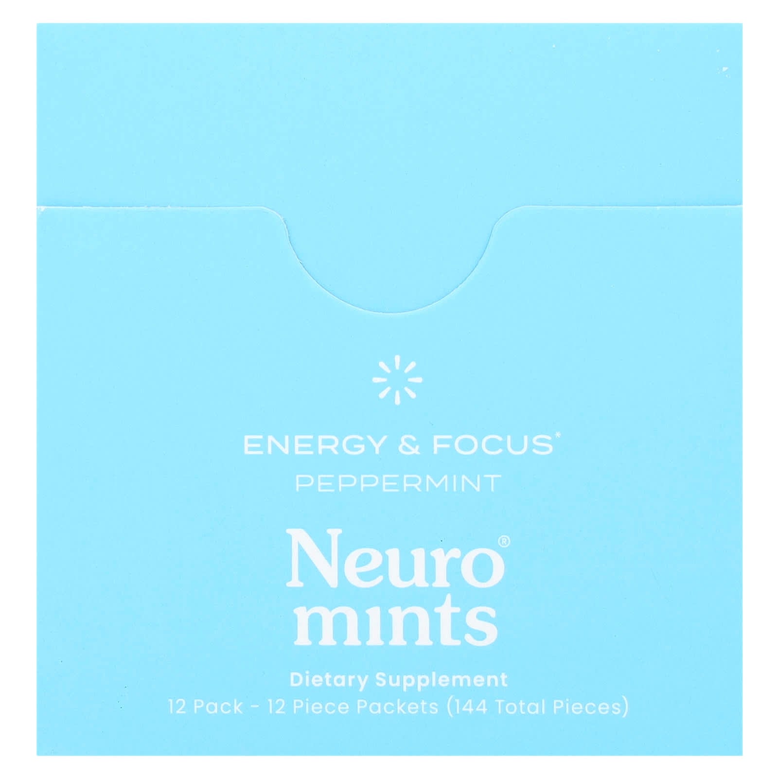 NeuroGum, NeuroMints, Energy & Focus, Peppermint, 12 Packs, 12 Pieces Each - Image 2