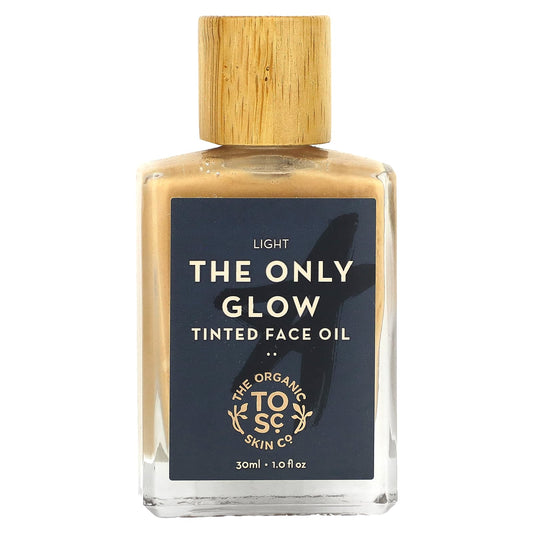 The Organic Skin Co., The Only Glow Tinted Face Oil, Light, 1 fl oz (30 ml) - Image 1