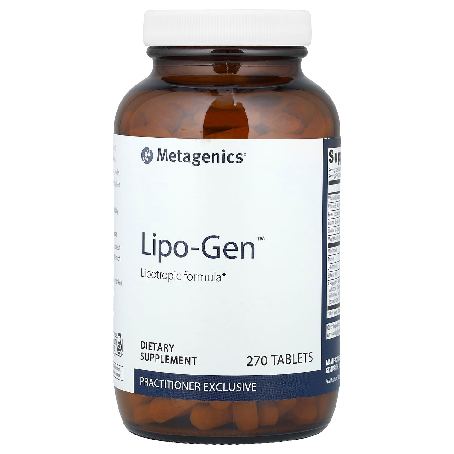 Metagenics, Lipo-Gen™, Lipotropic Formula, 270 Tablets - Image 1