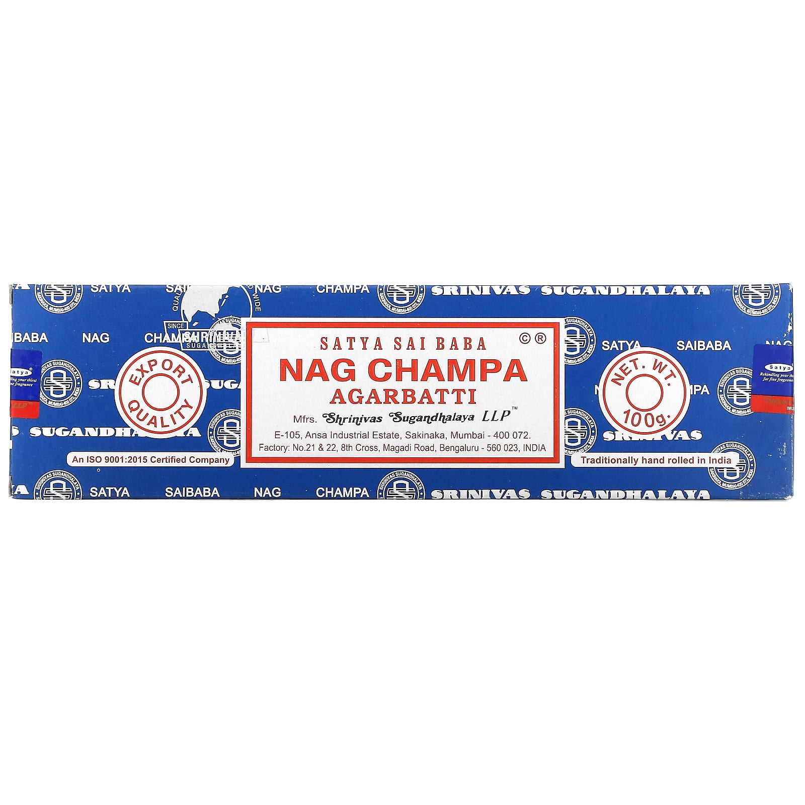Sai Baba, Satya, Nag Champa, Agarbatti Incense Sticks, 100 g - Image 1