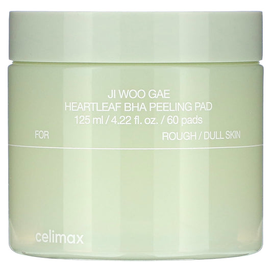 Celimax Heartleaf BHA Peeling Pad for Smooth Skin, 60 Pads, 4.22 ml - Image 1