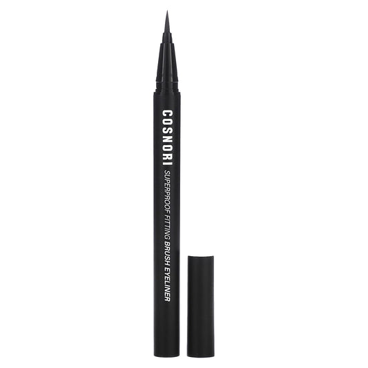 Superproof Fitting Brush Eyeliner, Black, 0.02 fl oz (0.6 g) - Image 1