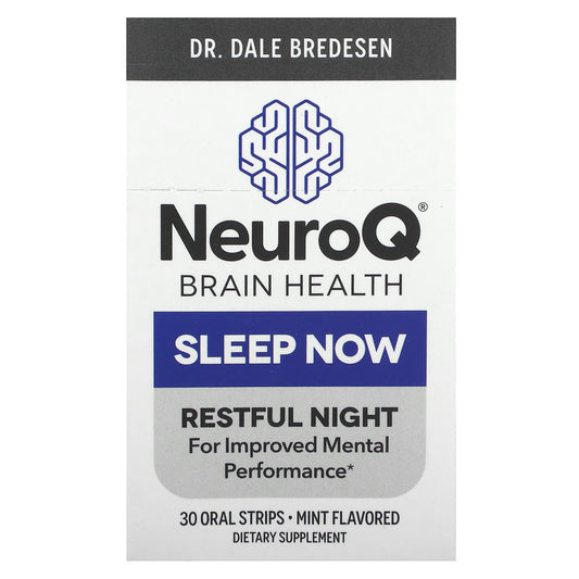 LifeSeasons, NeuroQ  Brain Health, Sleep Now, Mint, 30 Oral Strips - Image 1