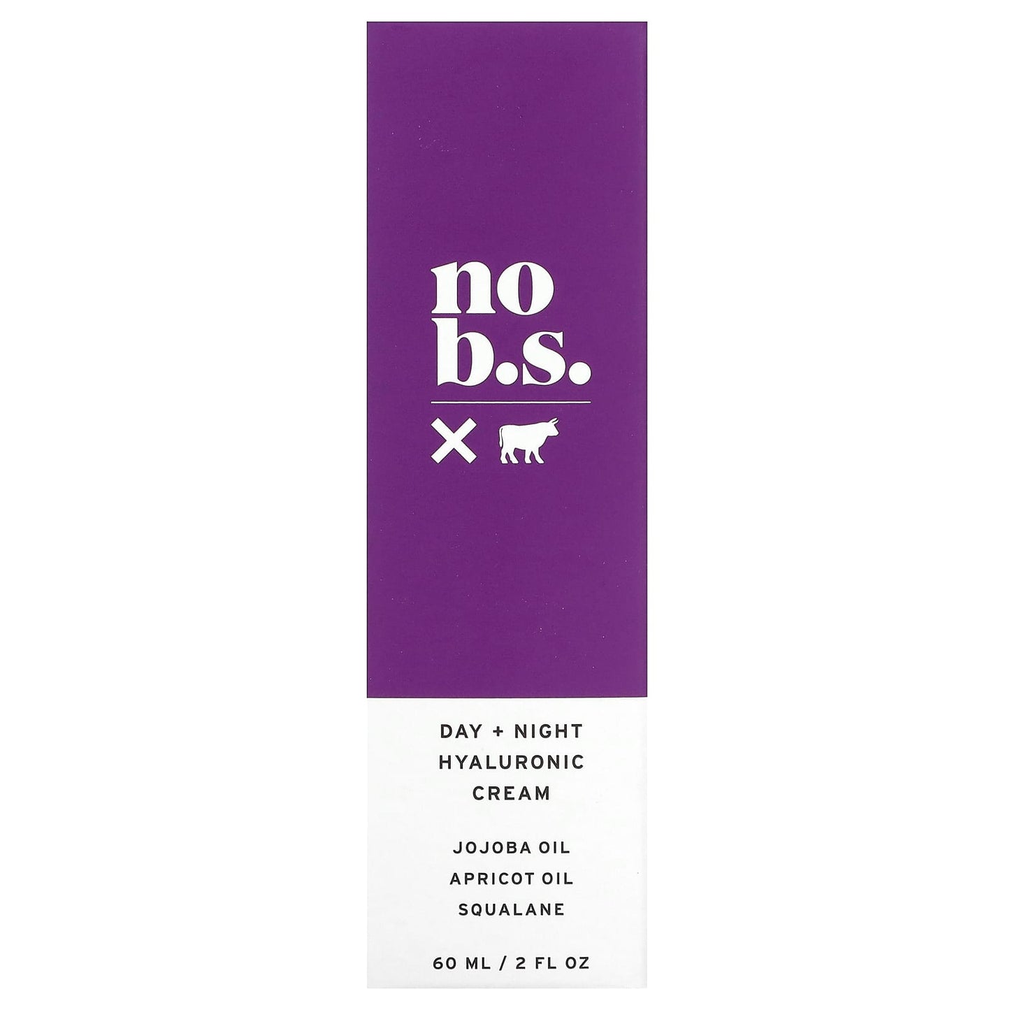No BS Skincare, Day + Night Hyaluronic Cream, 2 fl oz (60 ml) - Image 2