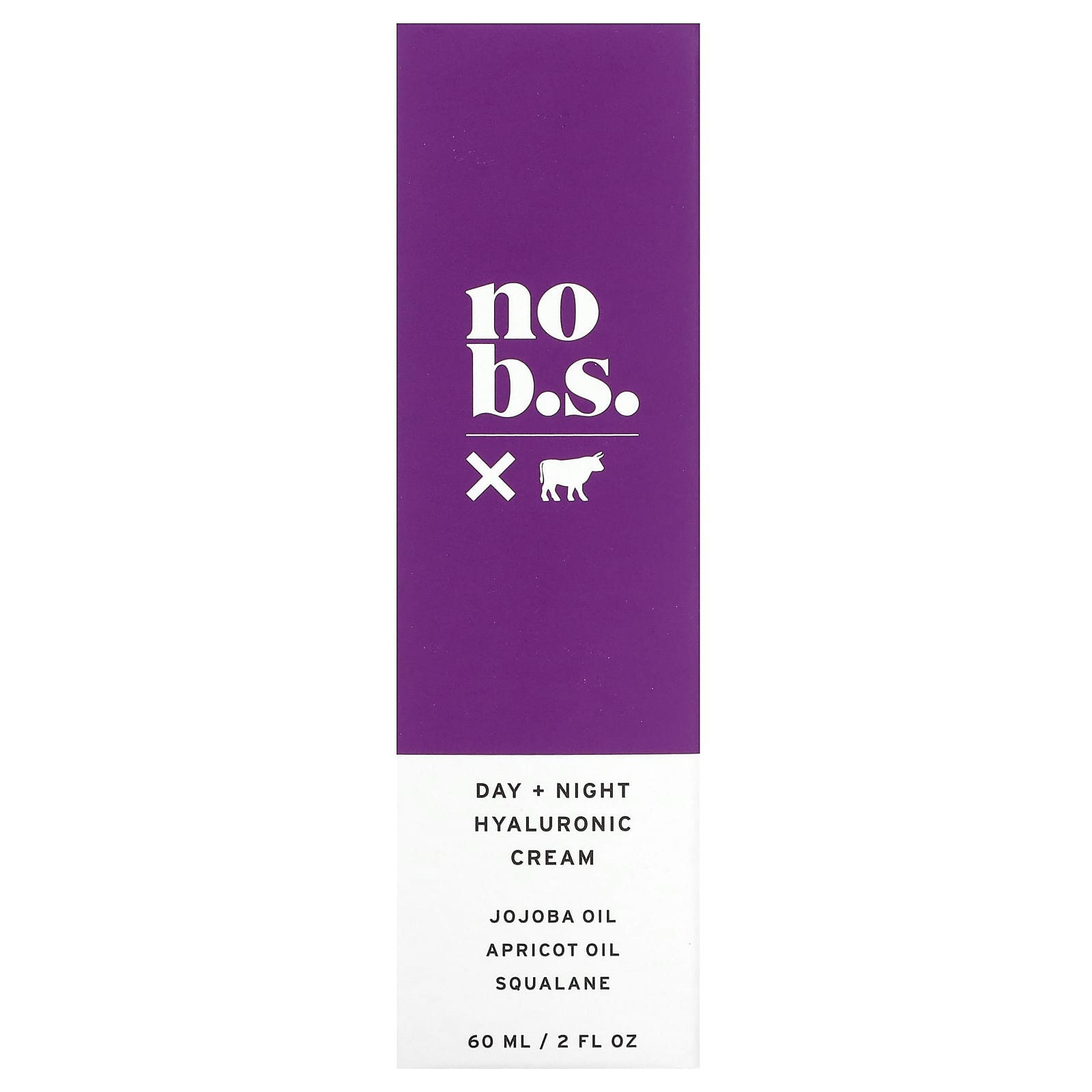 No BS Skincare, Day + Night Hyaluronic Cream, 2 fl oz (60 ml) - Image 2