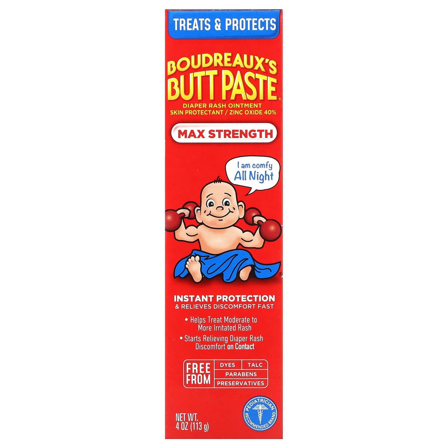 Diaper Rash Relief for Happy Cheeks | Boudreaux's Max Strength Ointment - Image 1