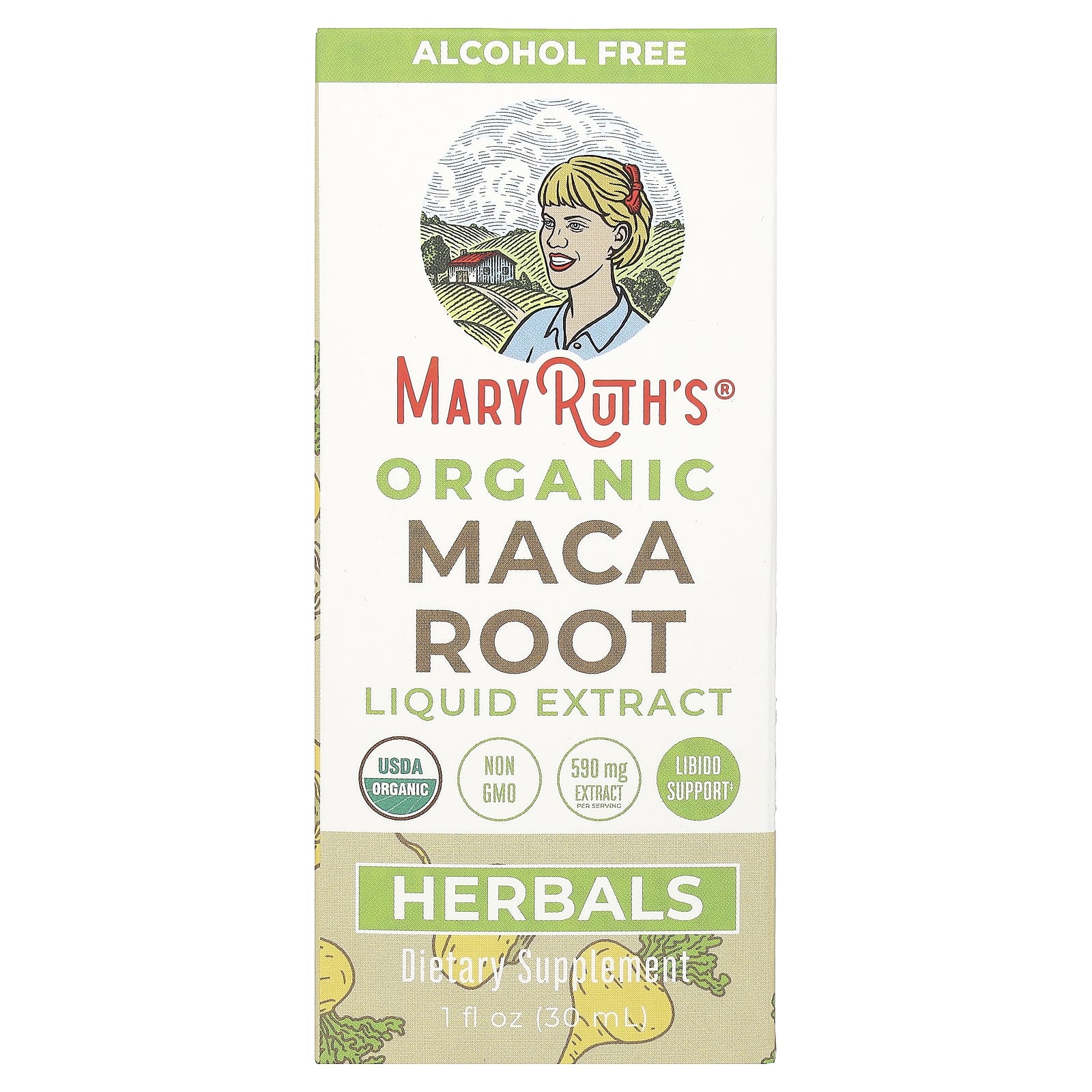 MaryRuth's, Organic Maca Root Liquid Extract, Alcohol Free, 1 fl oz (30 ml) - Image 1