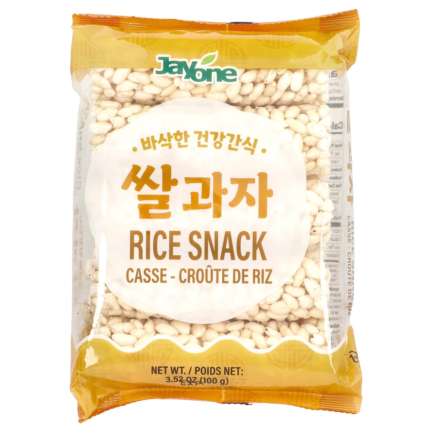 Jayone Korean Rice Snacks, Crunchy Delight, 3.52 oz (100 g) - Image 1