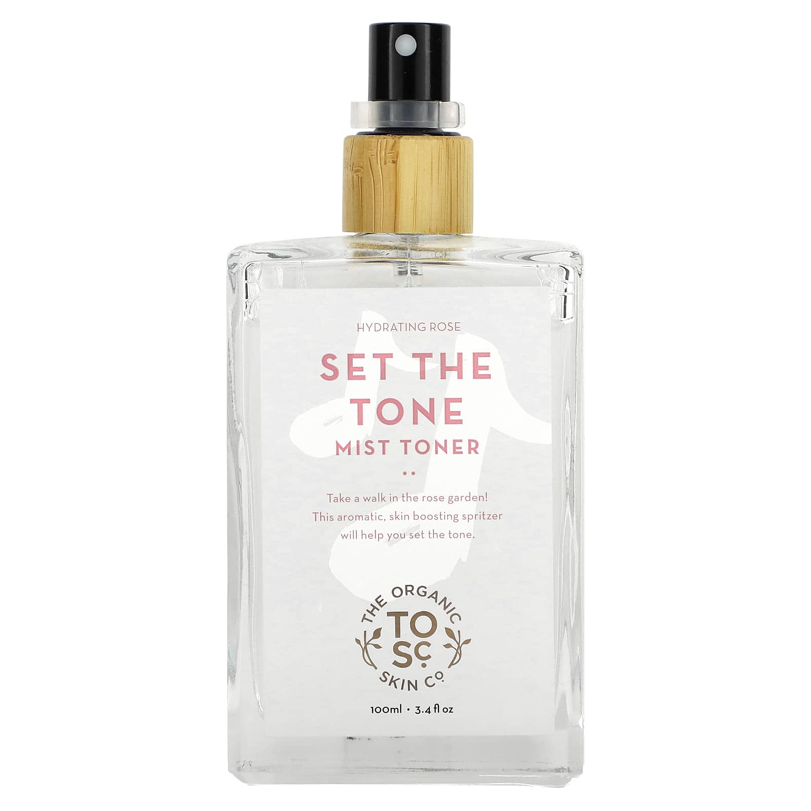 The Organic Skin Co., Set The Tone, Mist Toner, Hydrating Rose, 3.4 fl oz (100 ml) - Image 1