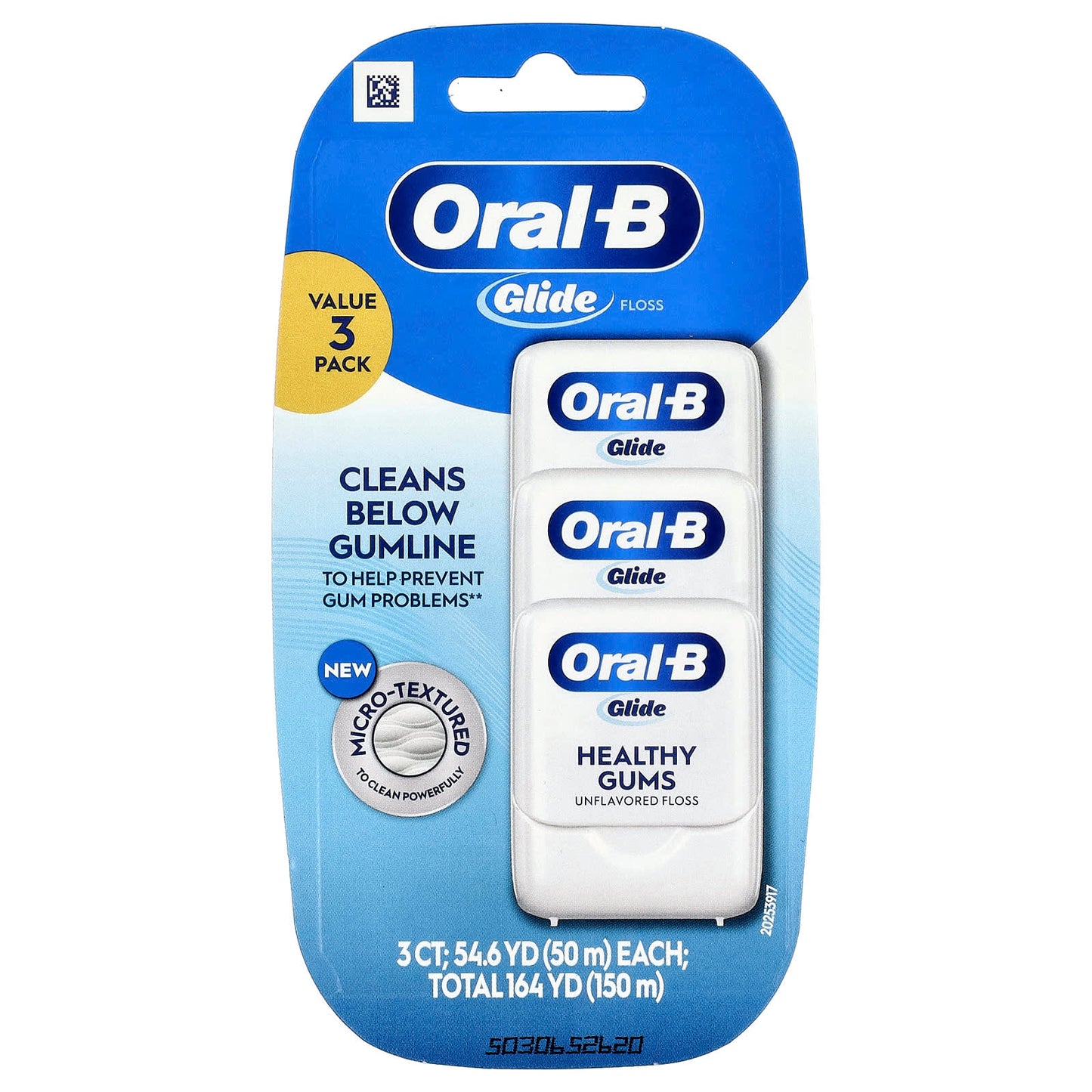 Oral-B, Glide, Pro-Health, Original Floss, Unflavored, 3 Pack - Image 2