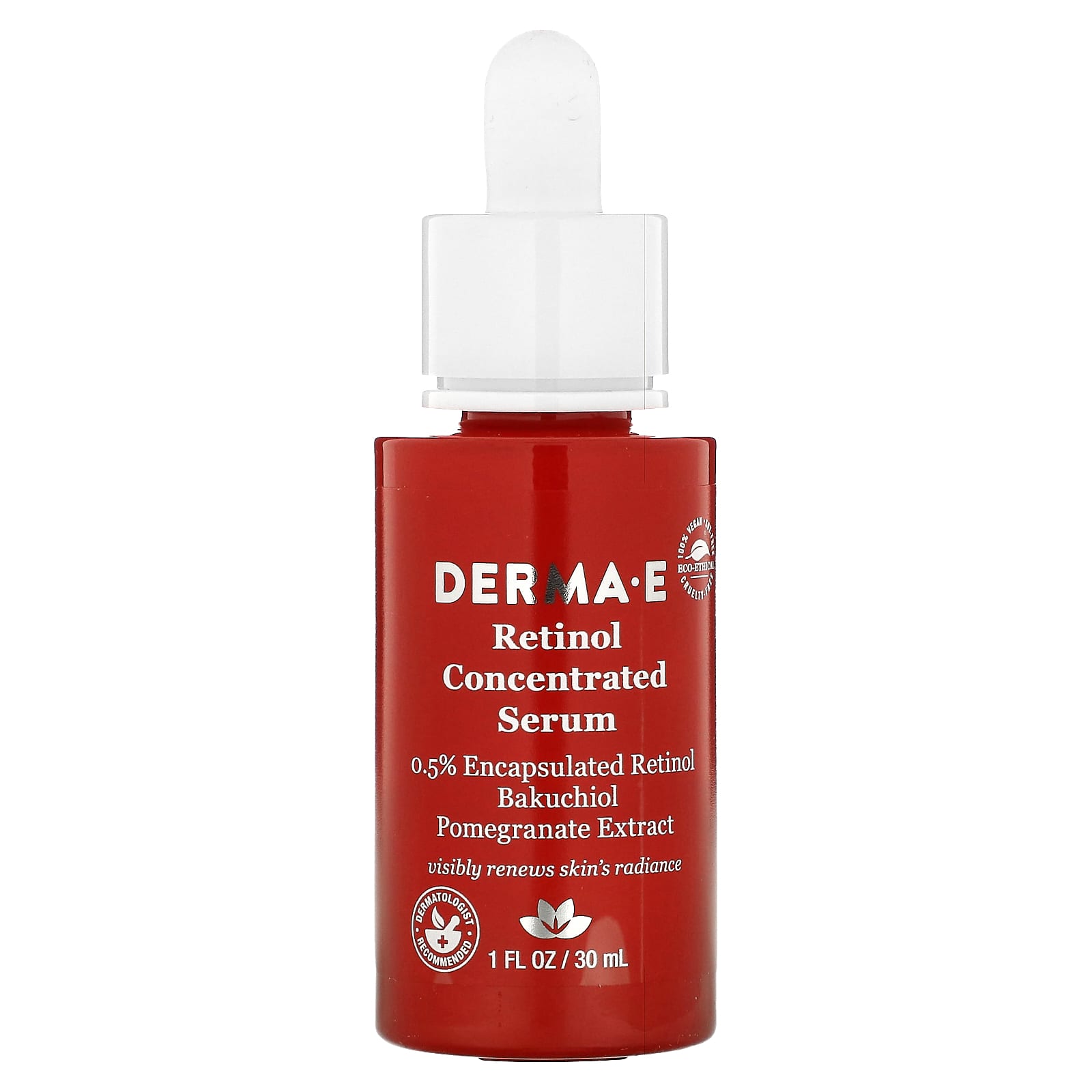 DERMA E Anti-Wrinkle Retinol Concentrated Serum 1 fl oz - Image 1