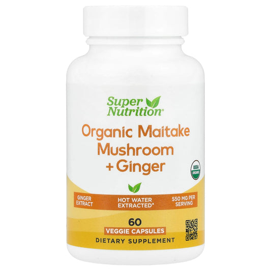 Organic Maitake Mushroom & Ginger Supplement for Immune Support - Image 1