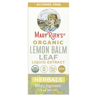 Organic Lemon Balm Liquid Extract by MaryRuth's - 590mg, 30ml