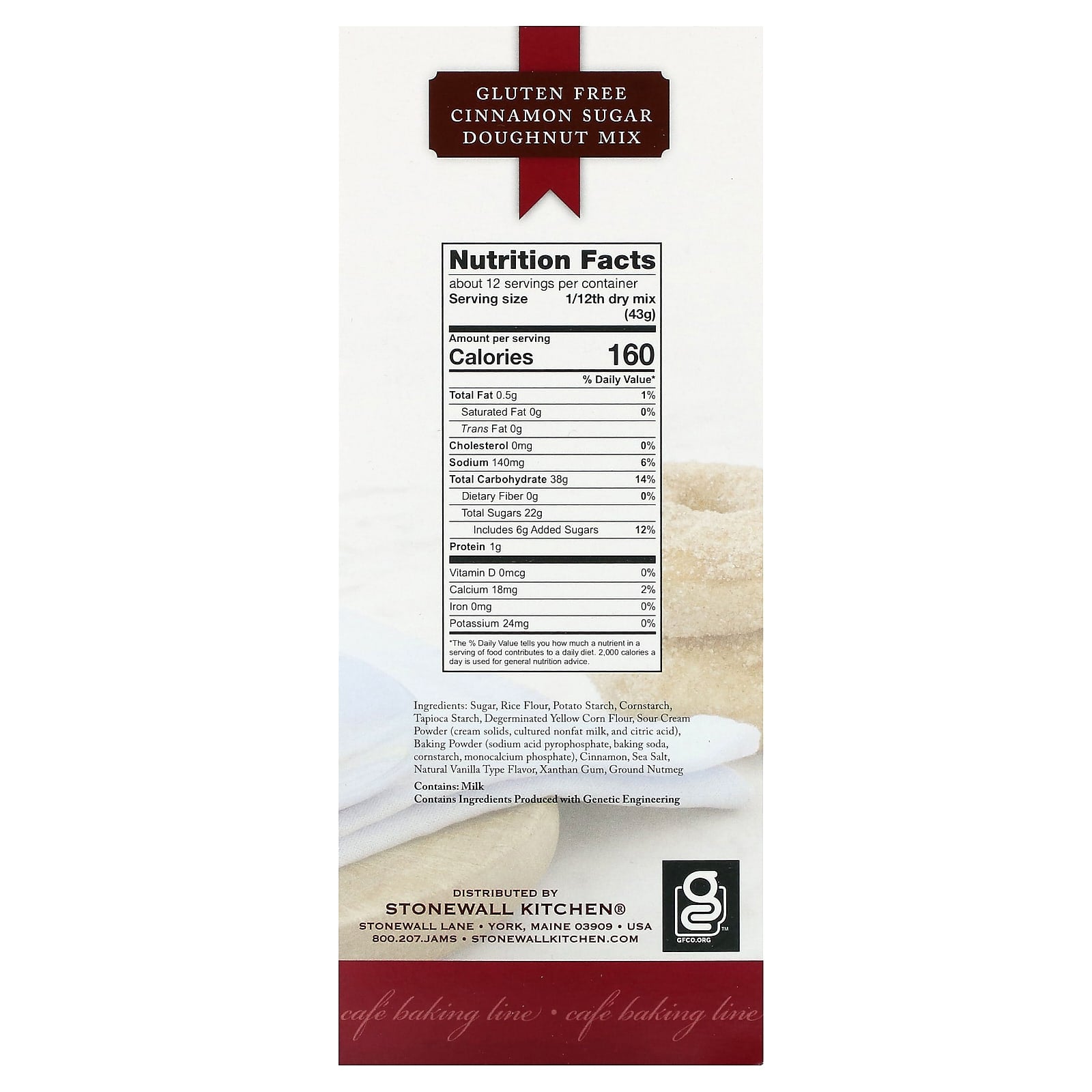 Stonewall Kitchen, Cinnamon Sugar Doughnut Mix, Gluten Free, 18 oz (510 g) - Image 2