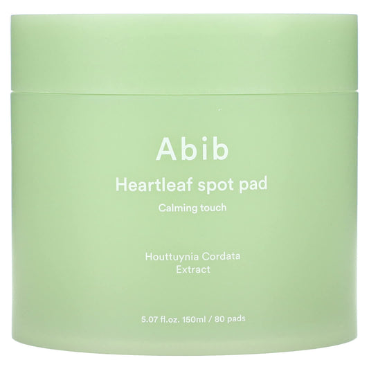 Abib Heartleaf Spot Pads for Sensitive Skin, 80 Count, 5.07 fl oz - Image 1