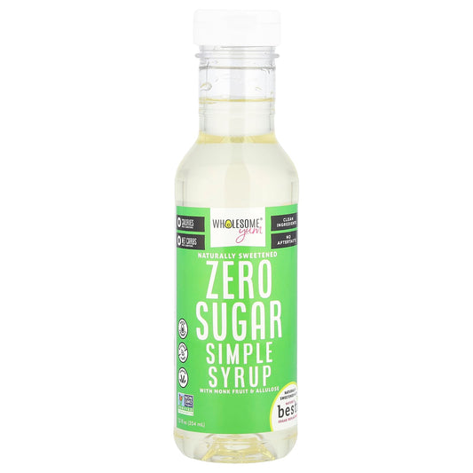 Wholesome Yum, Zero Sugar Simple Syrup With Monk Fruit & Allulose, 12 fl oz (354 ml) - Image 1