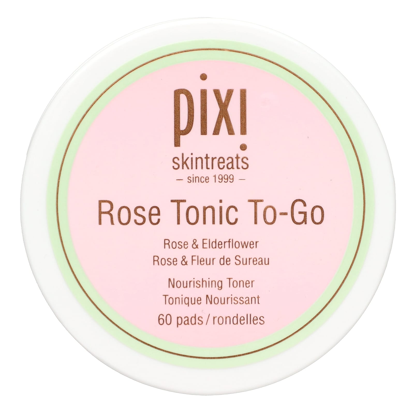 Pixi Beauty, Skintreats, Rose Tonic To-Go, 60 Pads - Image 1