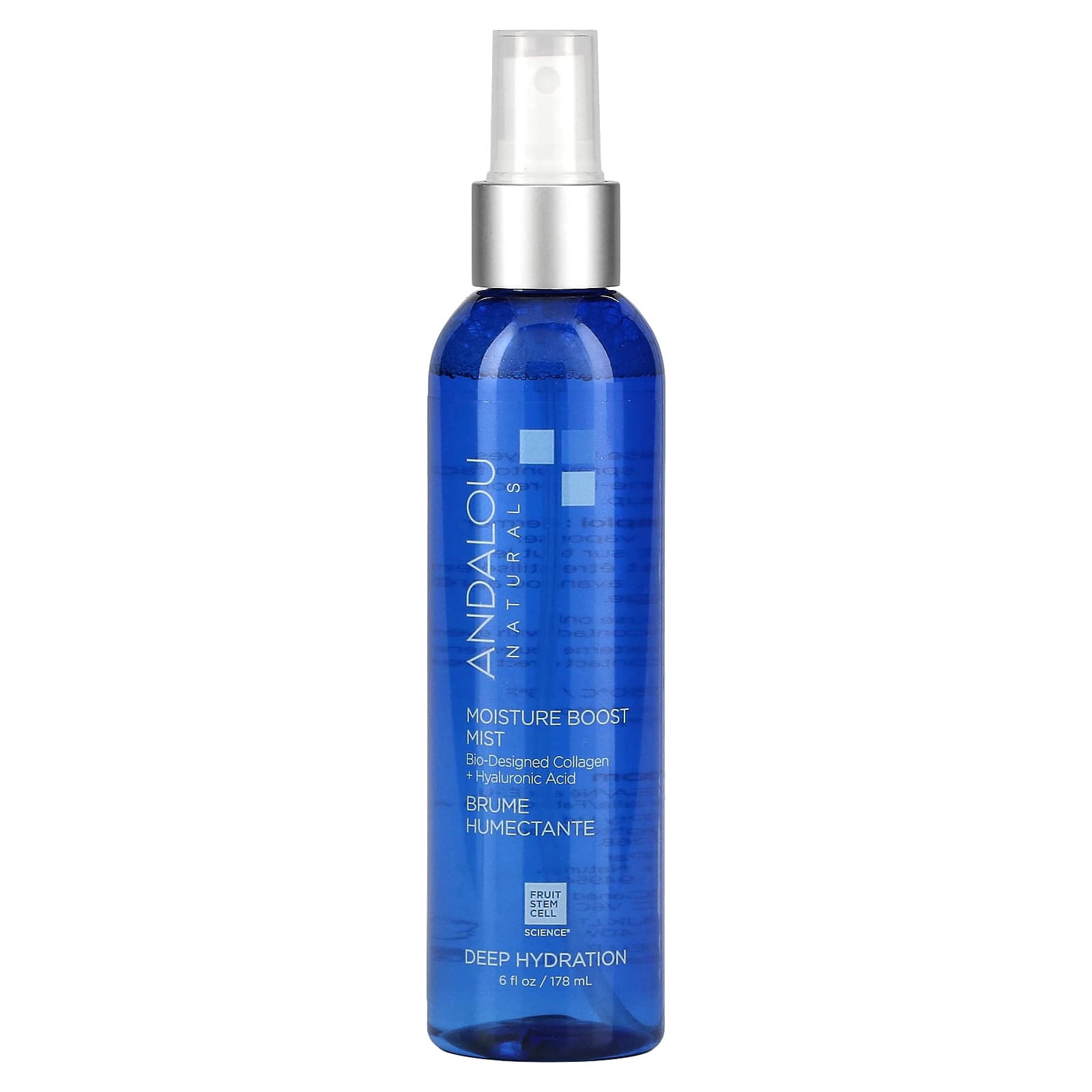 Andalou Naturals Moisture Boost Mist 6 fl oz - Hydrating Facial Spray - Image 1
