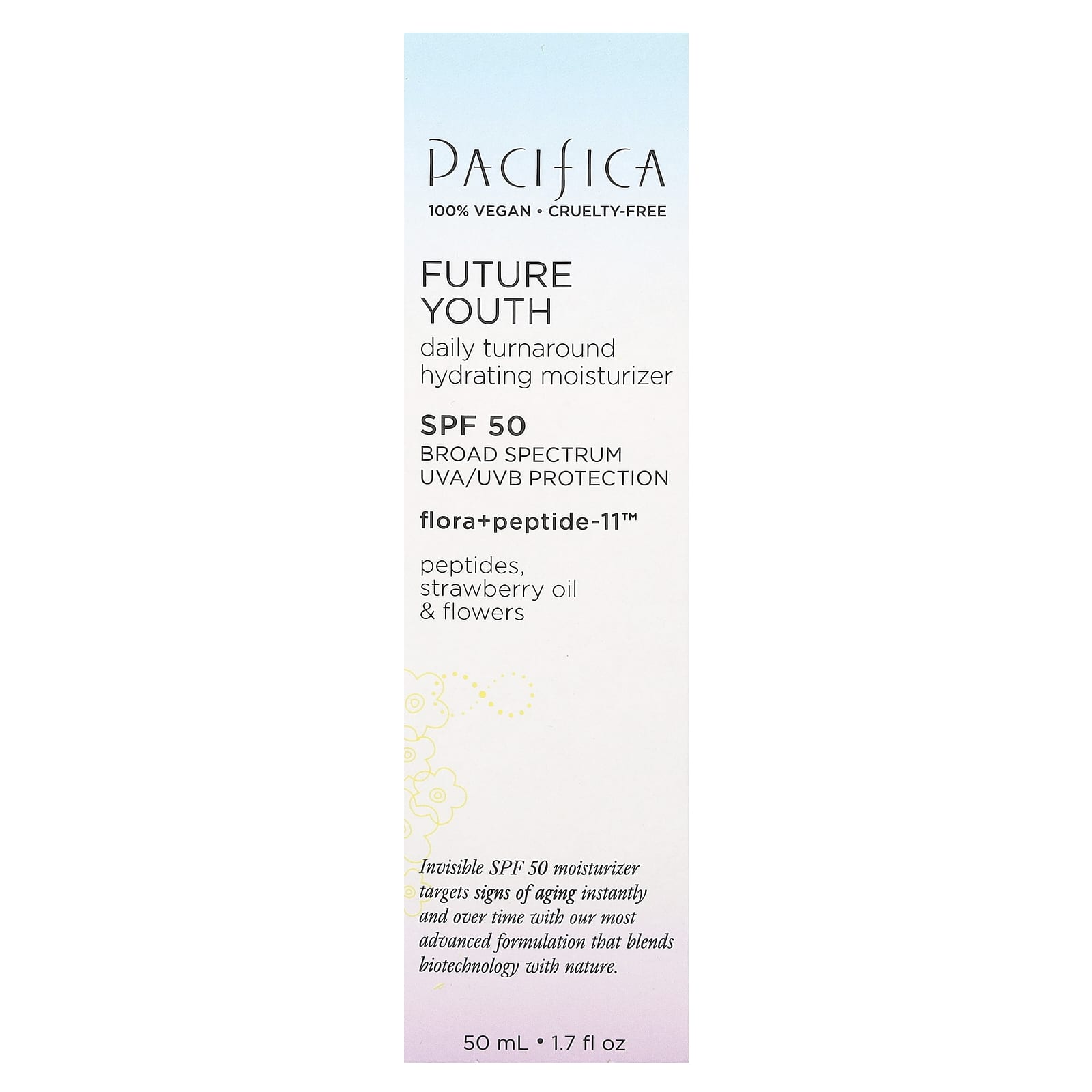 Pacifica, Future Youth, Daily Turnaround Hydrating Moisturizer, SPF 50, 1.7 fl oz (50 ml) - Image 2