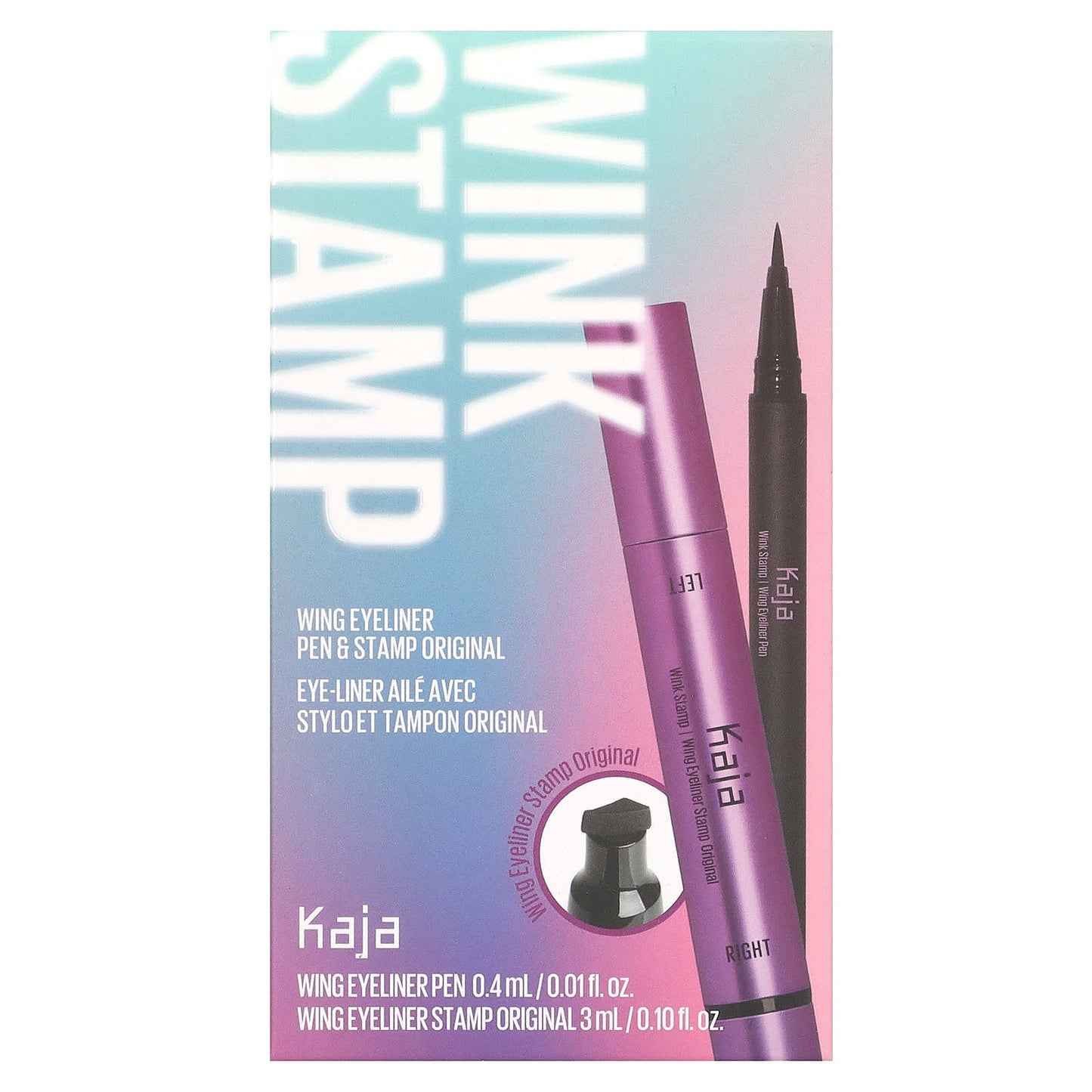 Kaja Eyeliner Pen & Stamp Set - Waterproof, Long-Lasting, Smudge-Proof - Image 2