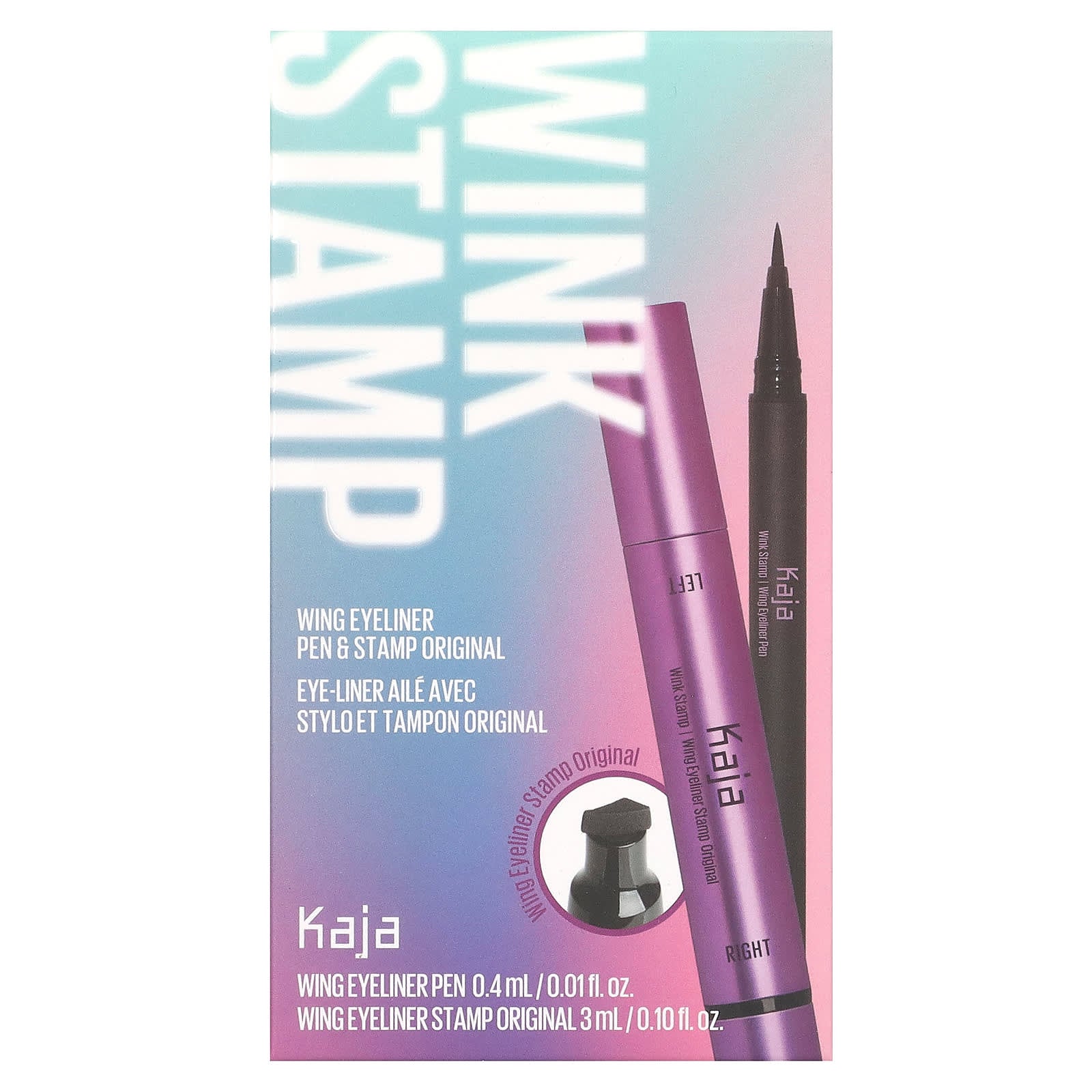 Kaja Eyeliner Pen & Stamp Set - Waterproof, Long-Lasting, Smudge-Proof - Image 2