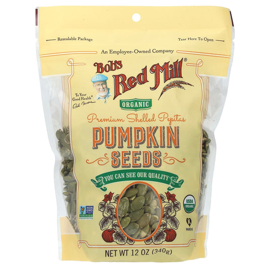 Bob's Red Mill USDA Organic Shelled Pumpkin Seeds 12 oz - Image 1