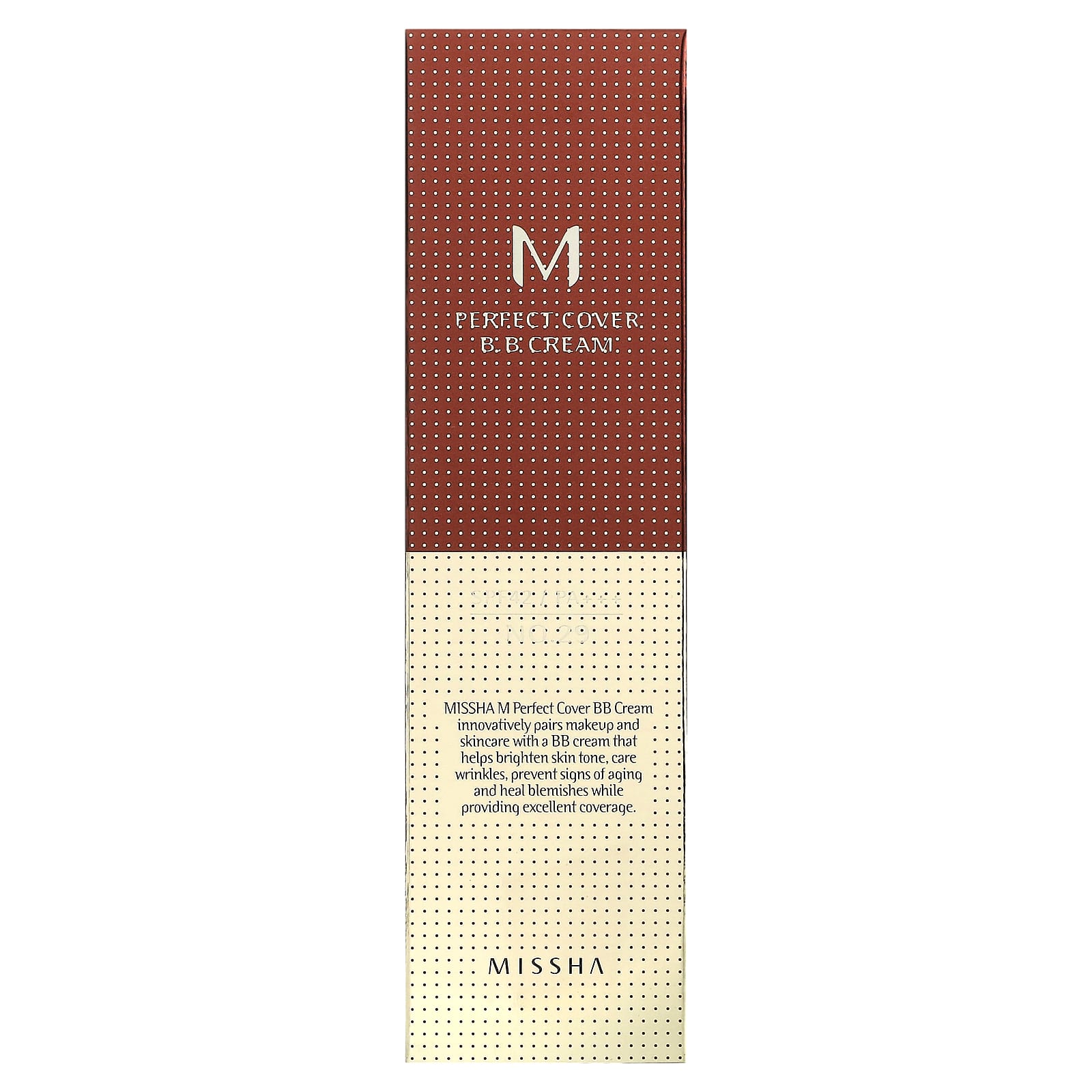 Missha, M Perfect Cover B.B Cream, SPF 42 PA+++, No. 29 Caramel Beige, 1.7 fl oz (50 ml) - Image 2