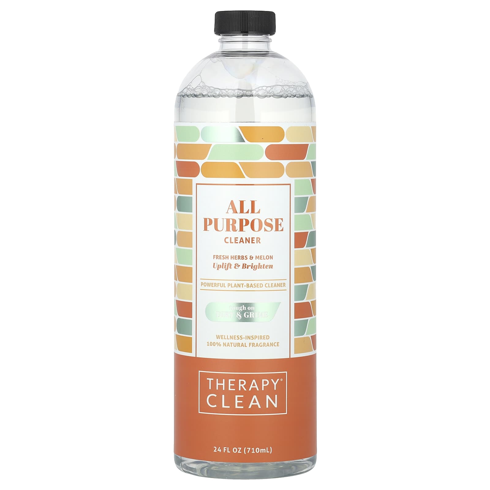 Therapy Clean, All Purpose Cleaner, Fresh Herbs & Melon, 24 fl oz (710 ml) - Image 1