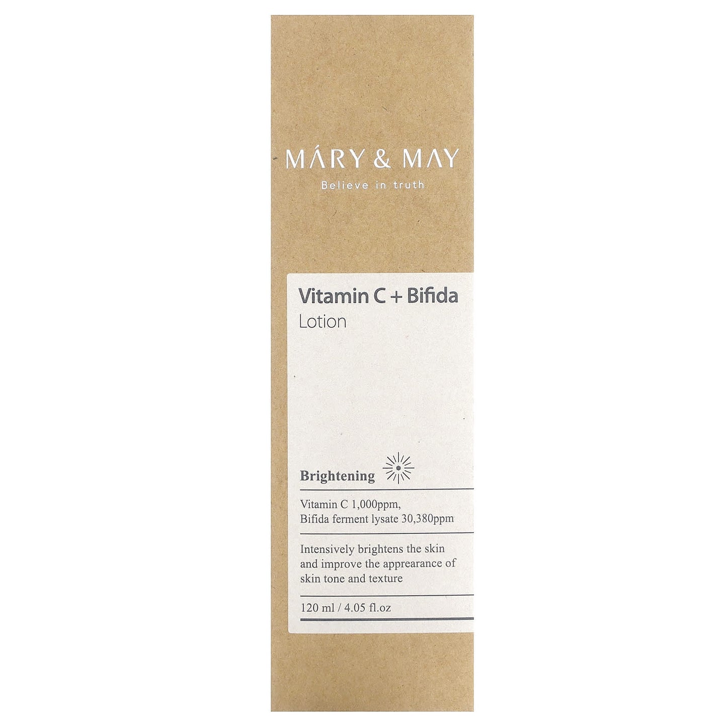 Mary & May, Vitamin C + Bifida, Lotion, 4.05 fl oz (120 ml) - Image 2
