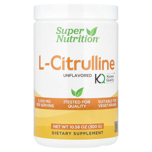 L-Citrulline Supplement by Super Nutrition - 10.58 oz (300g) - Image 1