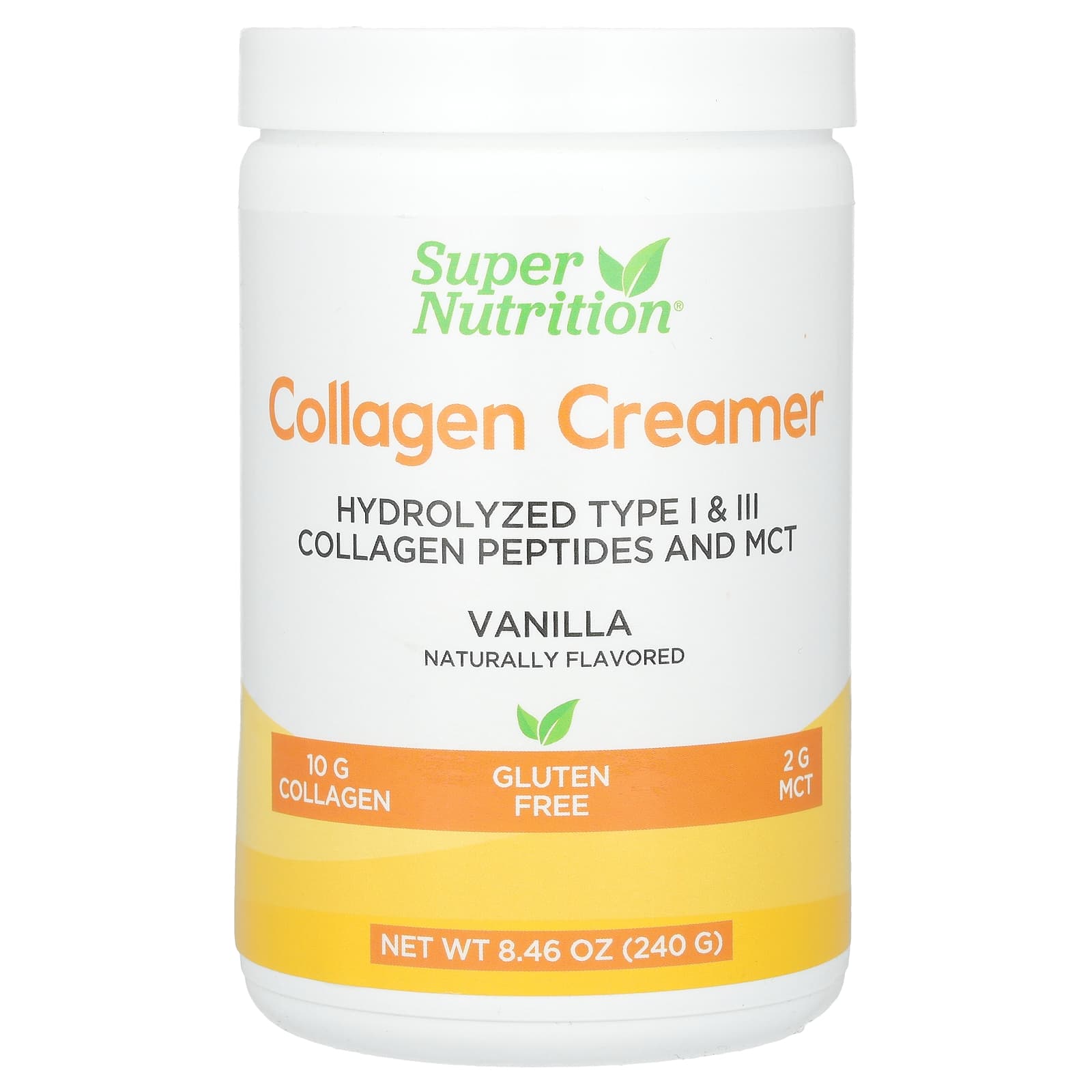Vanilla Collagen Creamer for Glowing Skin & Hair - 8.46 oz (240g) - Image 1