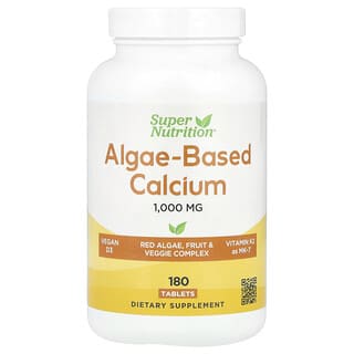 Algae-Based Calcium with Organic Fruit & Vitamin D3 - 180 Tablets