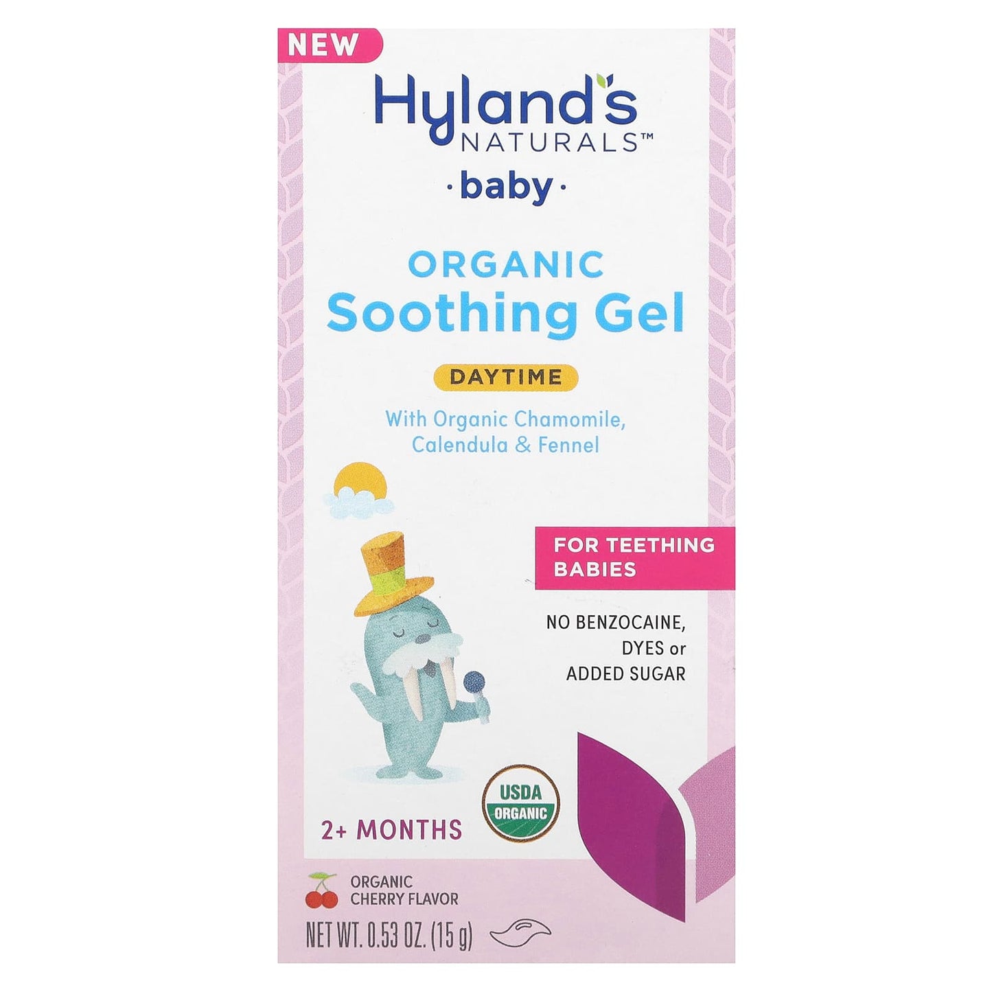 Hyland's Naturals Organic Teething Gel for Babies 2+ Months - Image 1