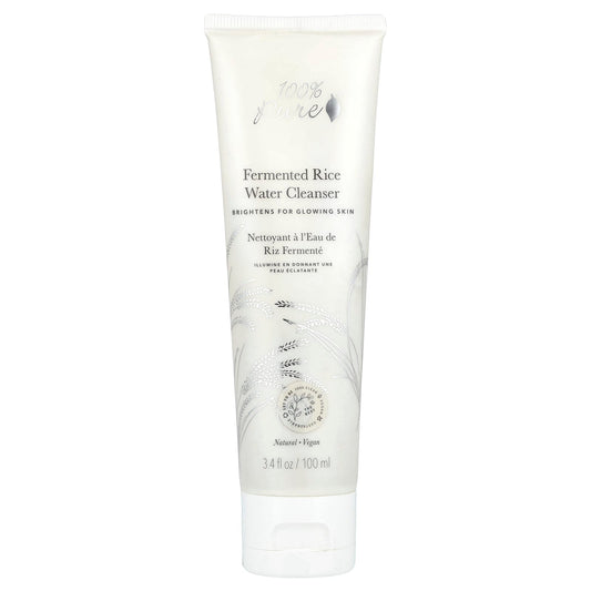 100% Pure, Fermented Rice Water Cleanser, 3.4 fl oz (100 ml)