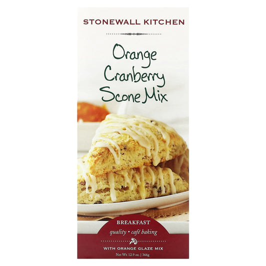 Stonewall Kitchen, Orange Cranberry Scone Mix, 12.9 oz (366 g) - Image 1