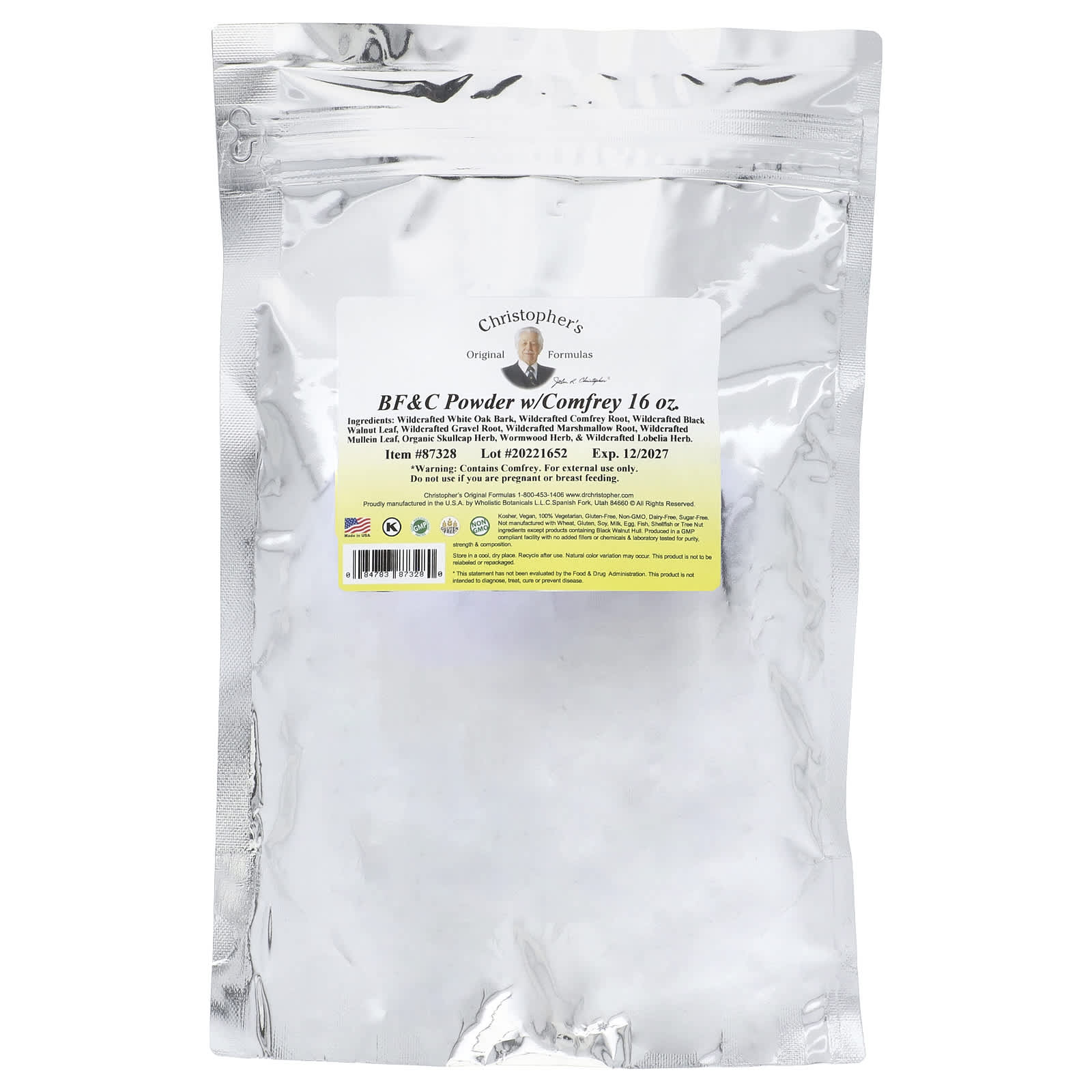 Christopher's Original Formulas, BF & Cartilage Support Powder - 16 oz - Image 2