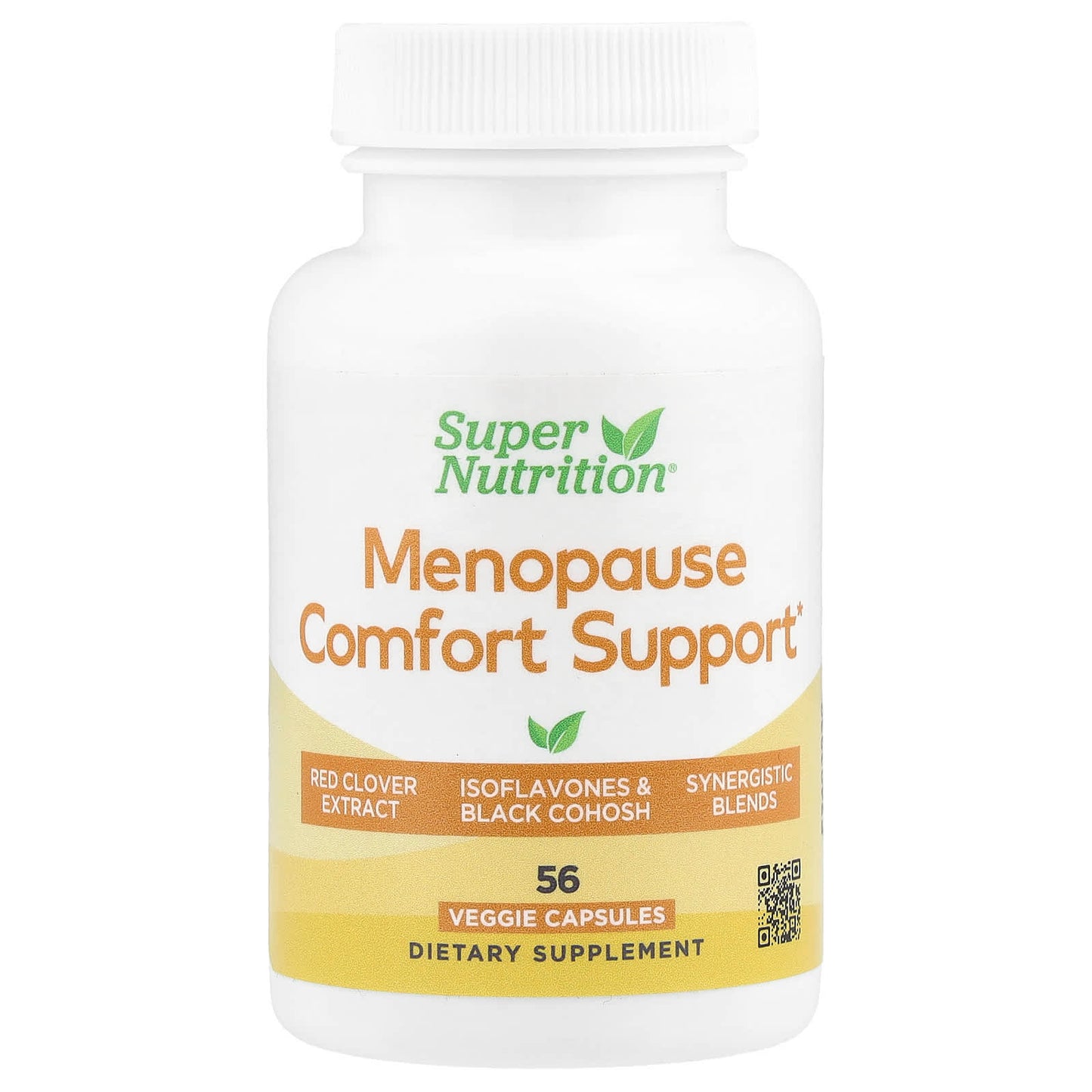 Menopause Relief Supplement with Folate, Red Clover & Soy Isoflavones - 56 Capsules - Image 1